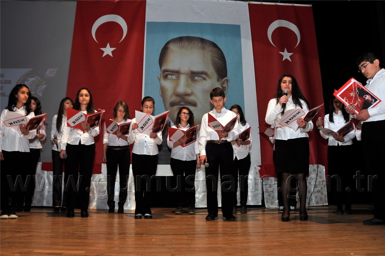 Gümüşhane'de 24 Kasım Öğretmenler Günü Kutlamaları 19