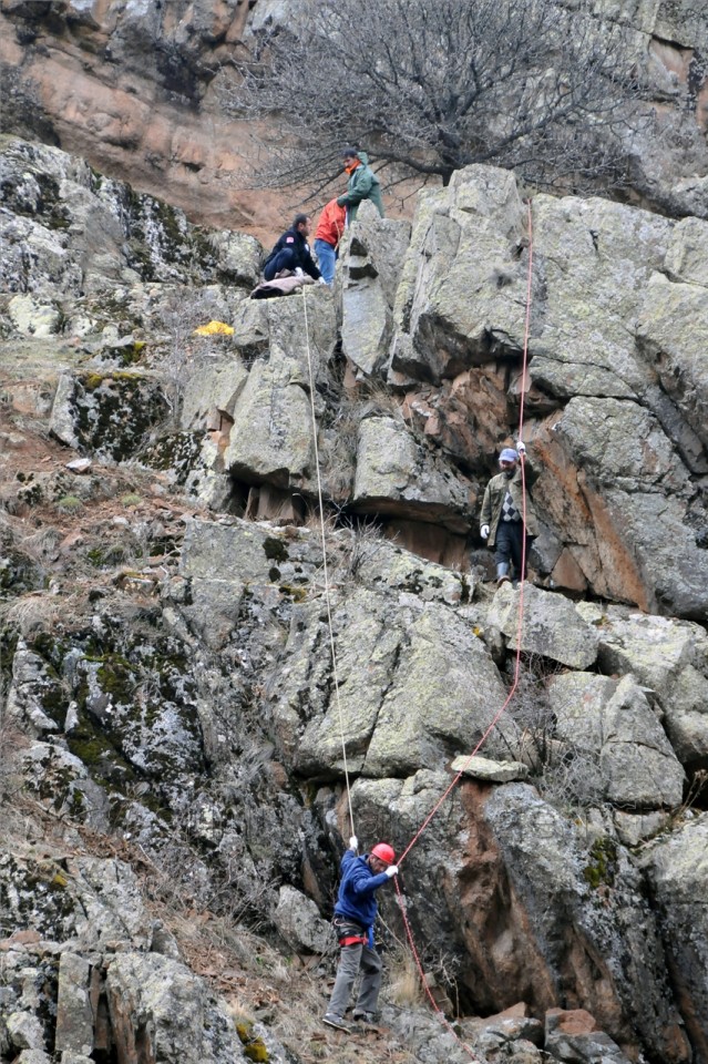 Gümüşhane'de Keçi Kurtarma Operasyonu 14
