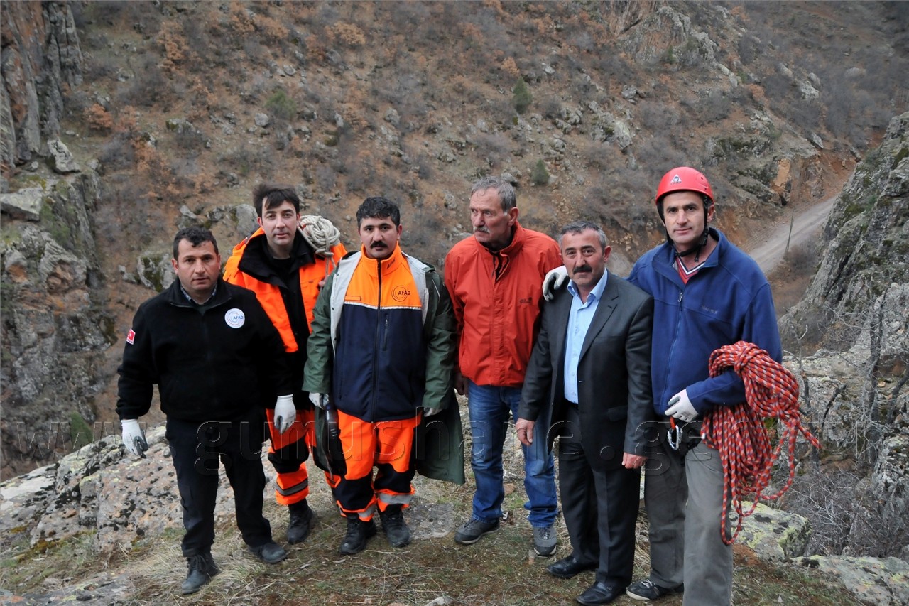 Gümüşhane'de Keçi Kurtarma Operasyonu 23