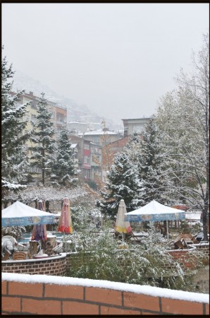 Gümüşhane'ye yılın ilk karı yağdı 4