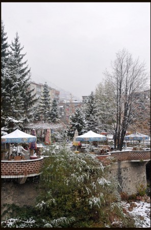 Gümüşhane'ye yılın ilk karı yağdı 5