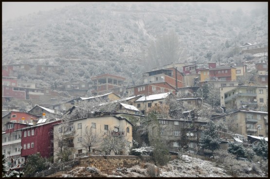 Gümüşhane'ye yılın ilk karı yağdı 12