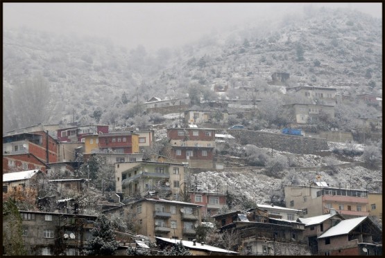 Gümüşhane'ye yılın ilk karı yağdı 14