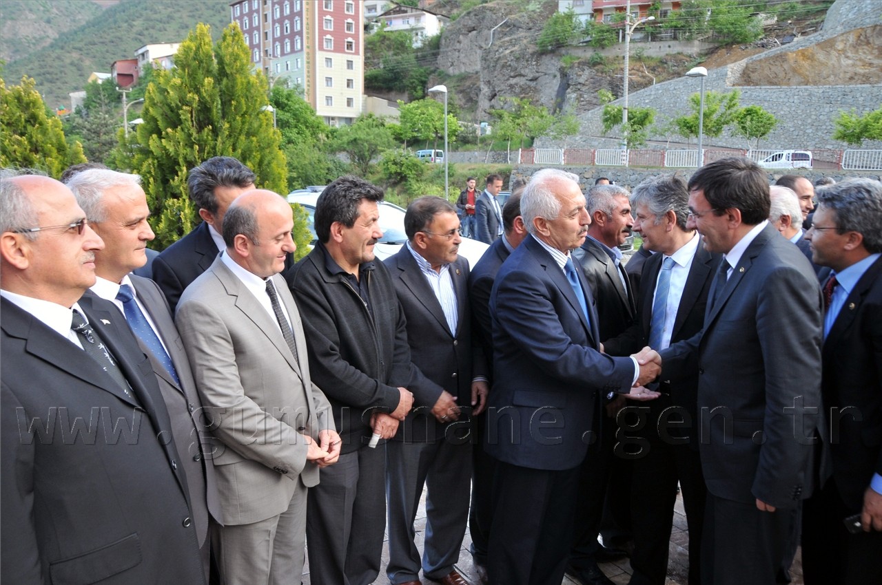 Kalkınma Bakanı Cevdet Yılmaz Gümüşhane'de 11
