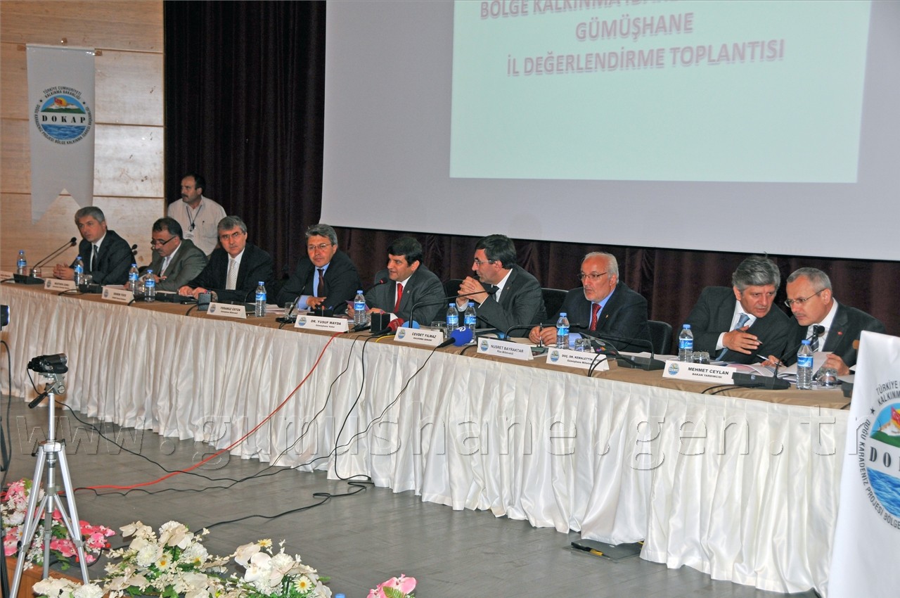 Kalkınma Bakanı Cevdet Yılmaz Gümüşhane'de 15