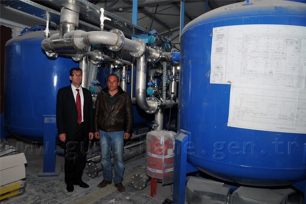 Gümüşhane'nin İlk İçme Suyu Arıtma Tesisi Şiran’da 1