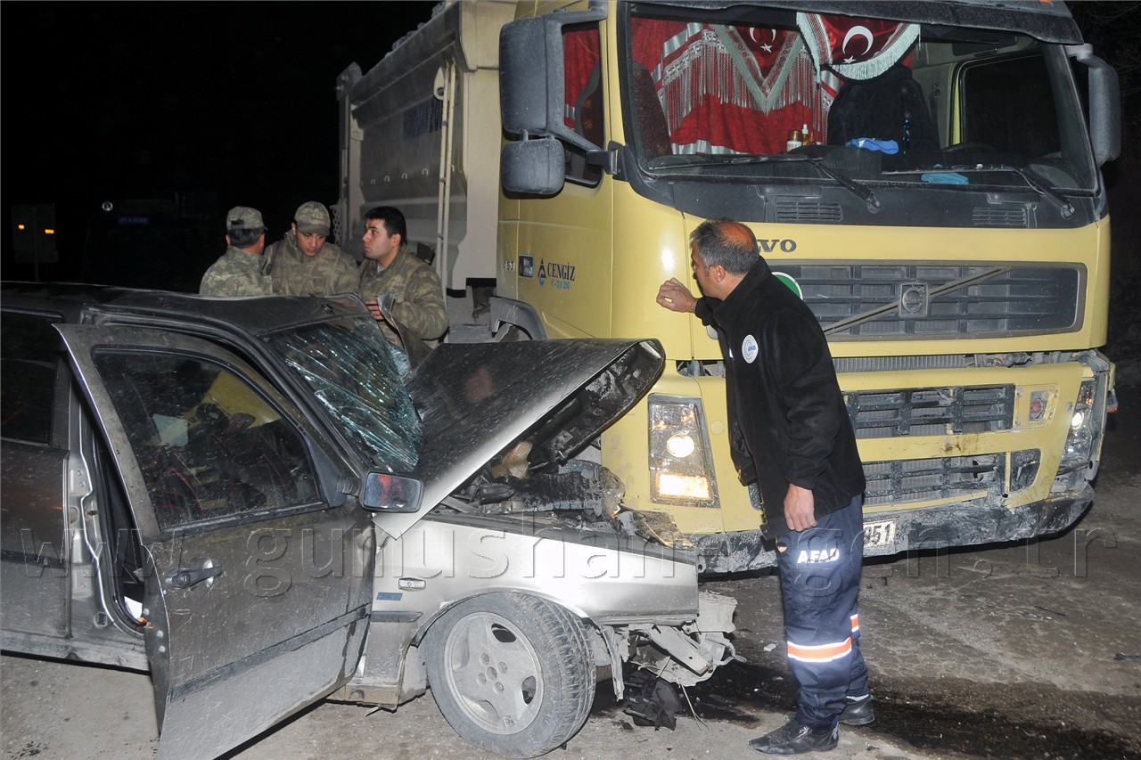 Gümüşhane'de Kaza: 1 Yaralı 5