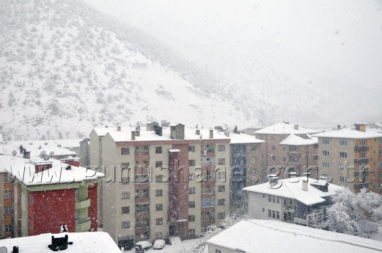 Gümüşhane'de Kar Tatili Uzatıldı 14