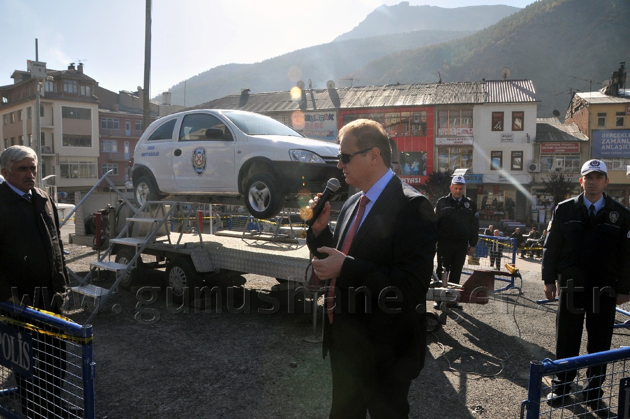 Emniyet Kemeri Simülasyon Aracı Gümüşhane'de 7