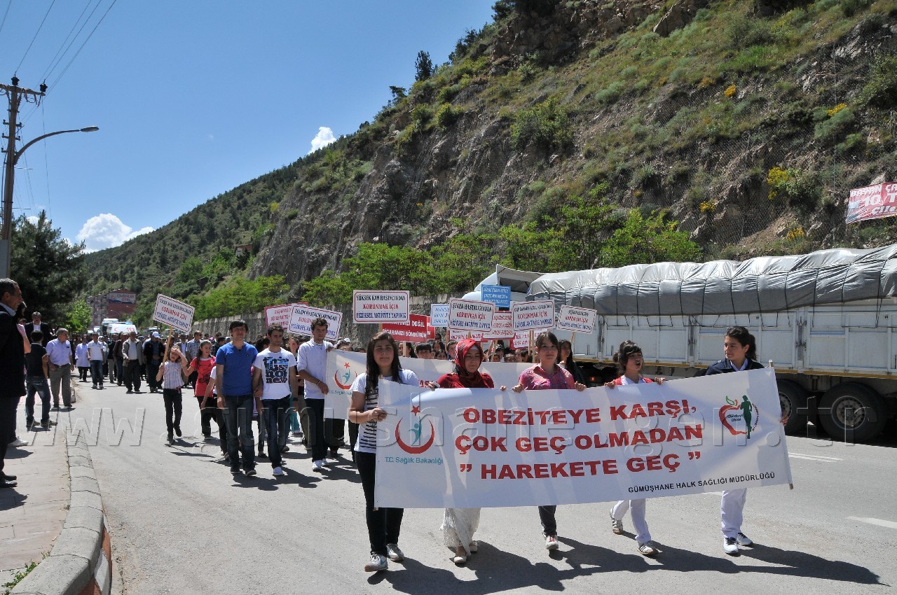 Yüzlerce Kişi Sağlıklı Yaşam İçin Yürüdü 12