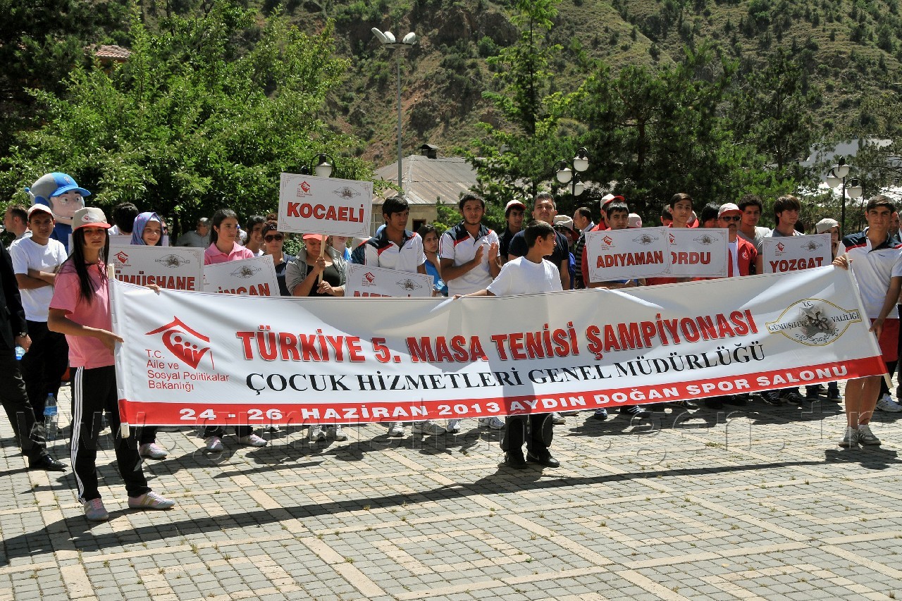 Türkiye 5.Masa Tenisi Final Müsabakaları Gümüşhane'de Başladı 4