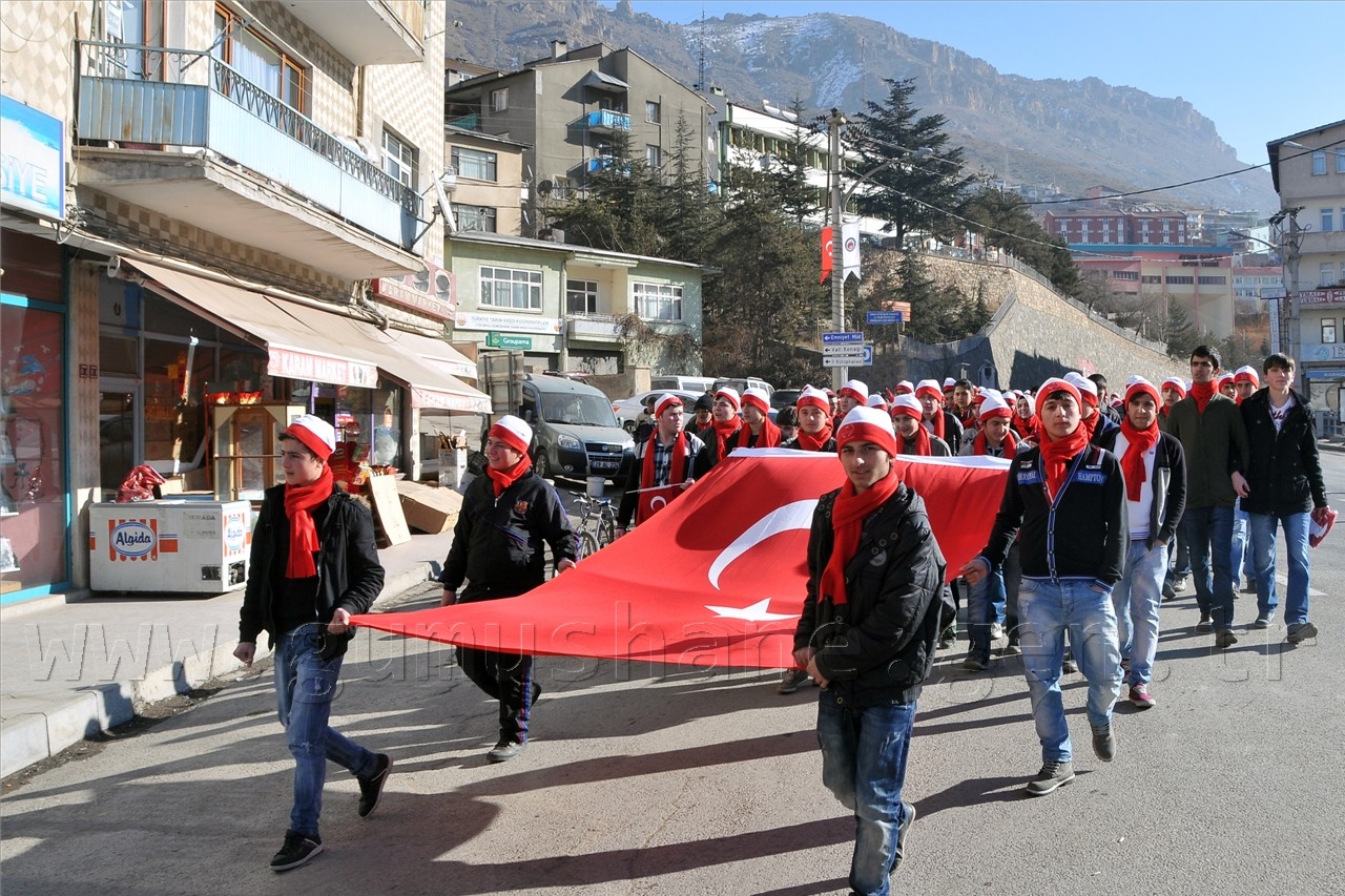 Gümüşhane Sarıkamış Şehitleri İçin Yürüdü 7
