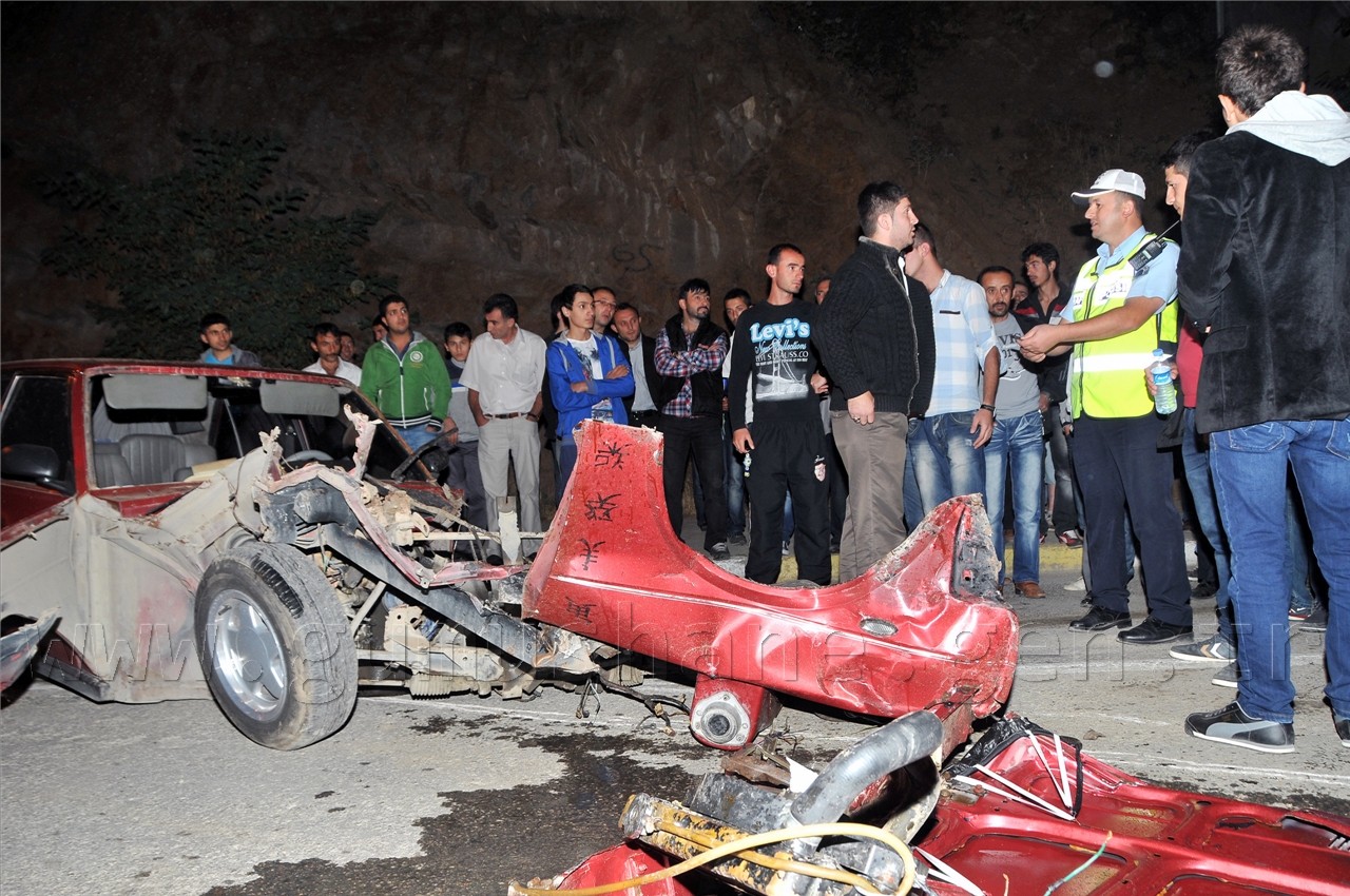 Gümüşhane'de Zincirleme Trafik Kazası 5