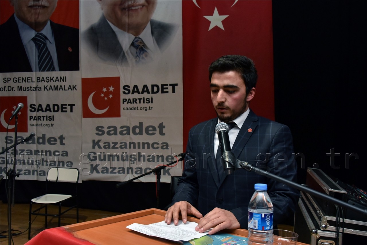 SP Gençlik Kolları Genel Başkanı Fatih Aydın Gümüşhane'de 9