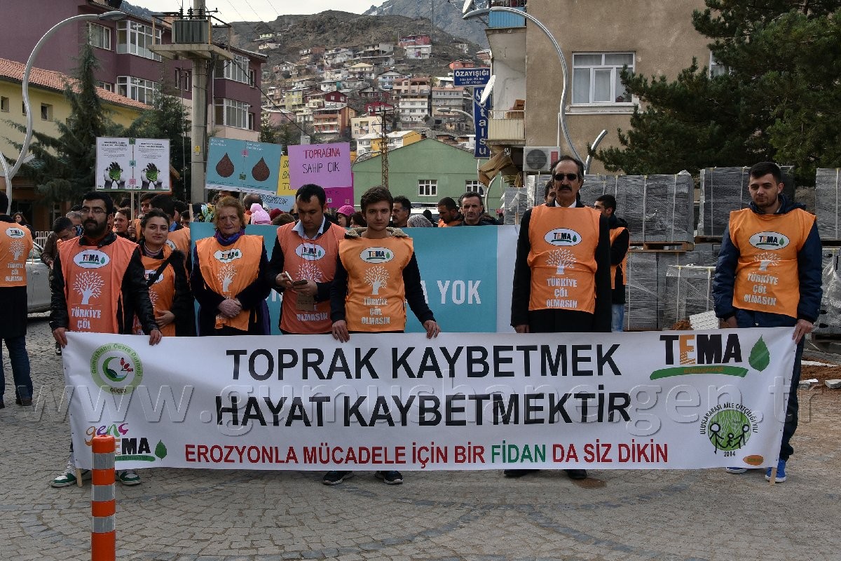 Gümüşhane'de Toprağa Saygı Yürüyüşü Düzenlendi 7