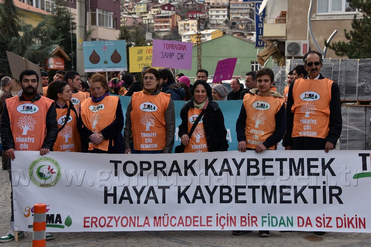 Gümüşhane'de Toprağa Saygı Yürüyüşü Düzenlendi 8