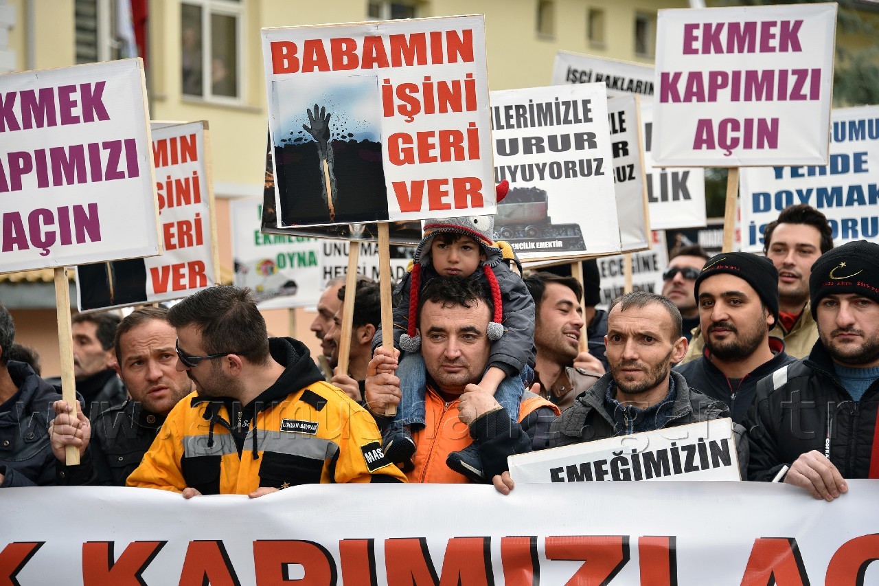 Gümüşhane’de Madencilerden Yürüyüş 1