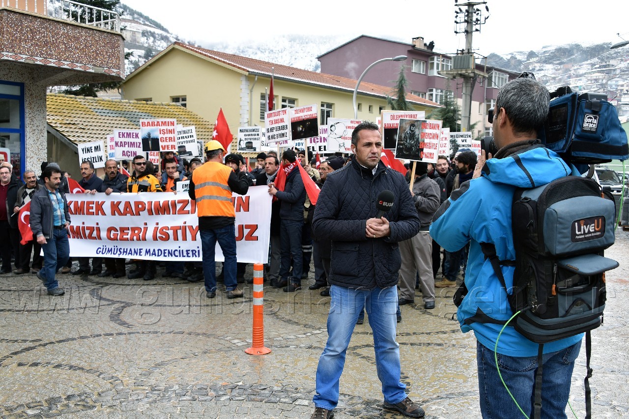 Gümüşhane’de Madencilerden Yürüyüş 2