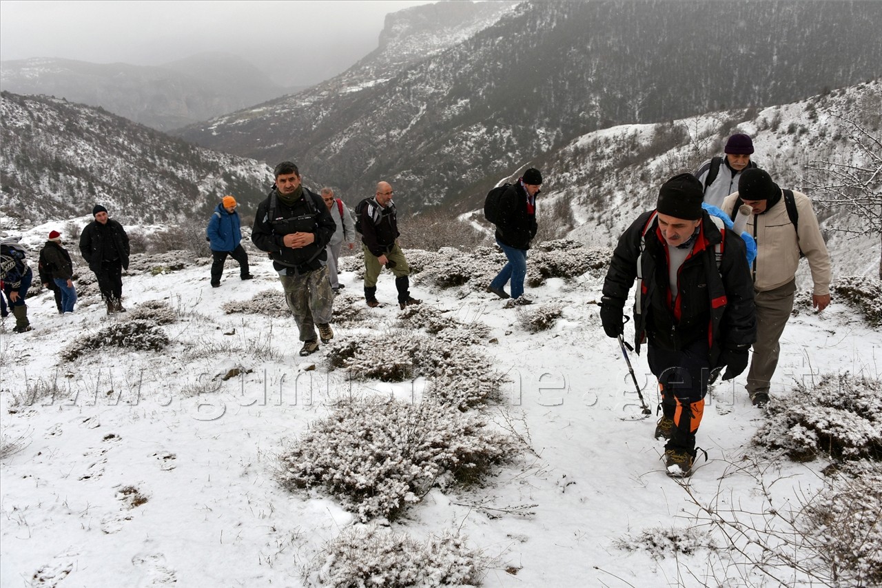 Gümüşhaneli Dağcılardan Yılın Son Yürüyüşü Cebeli Köyüne 5