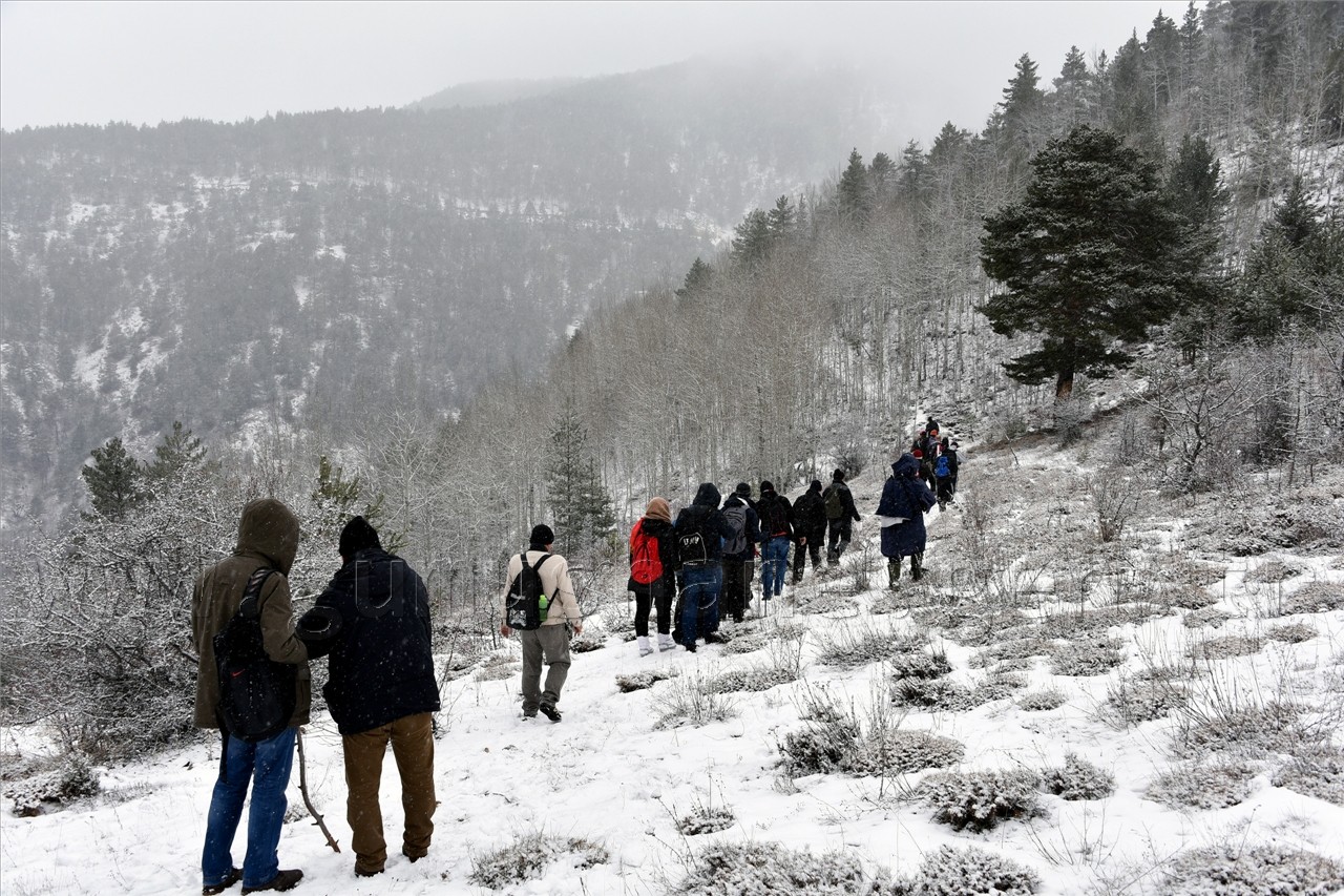 Gümüşhaneli Dağcılardan Yılın Son Yürüyüşü Cebeli Köyüne 9
