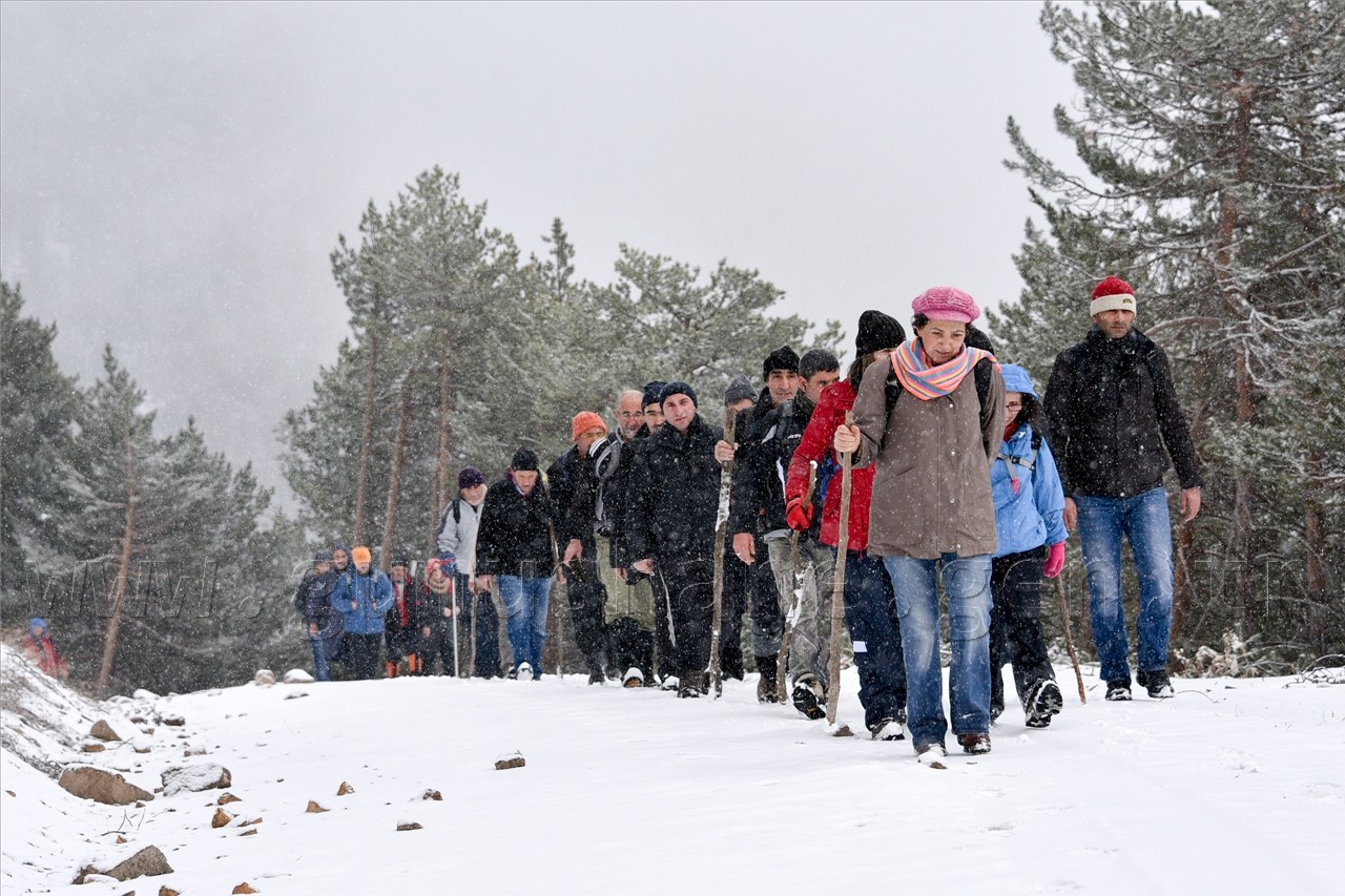 Gümüşhaneli Dağcılardan Yılın Son Yürüyüşü Cebeli Köyüne 18