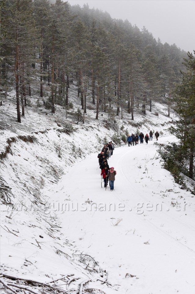 Gümüşhaneli Dağcılardan Yılın Son Yürüyüşü Cebeli Köyüne 20