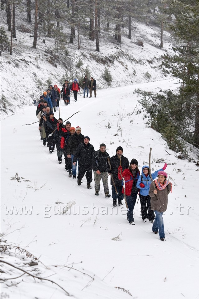 Gümüşhaneli Dağcılardan Yılın Son Yürüyüşü Cebeli Köyüne 21