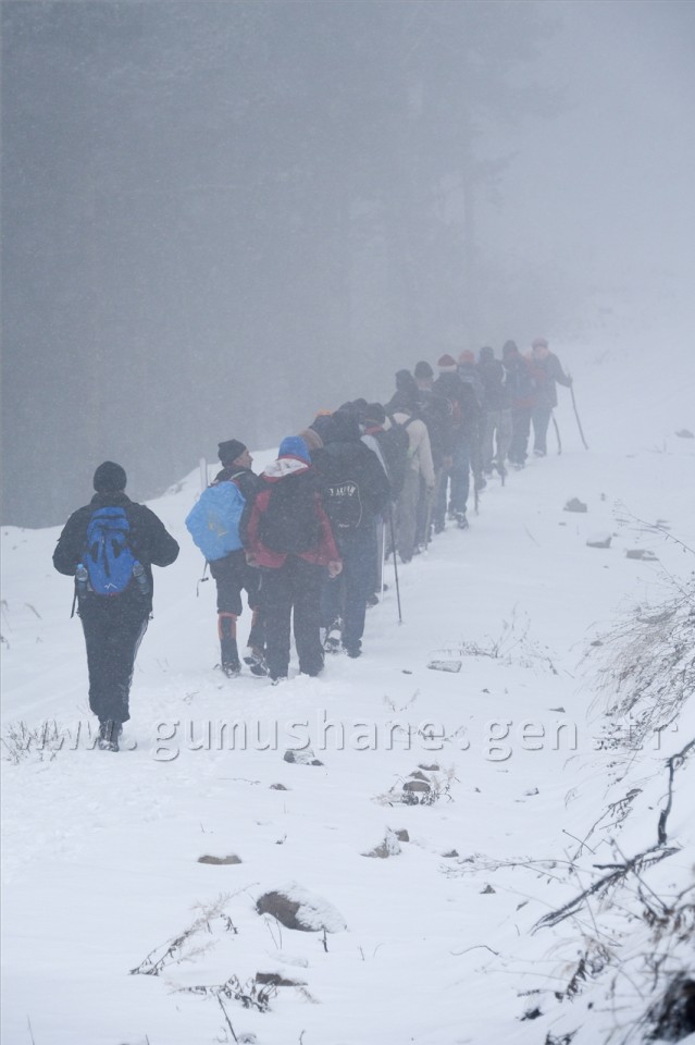 Gümüşhaneli Dağcılardan Yılın Son Yürüyüşü Cebeli Köyüne 24