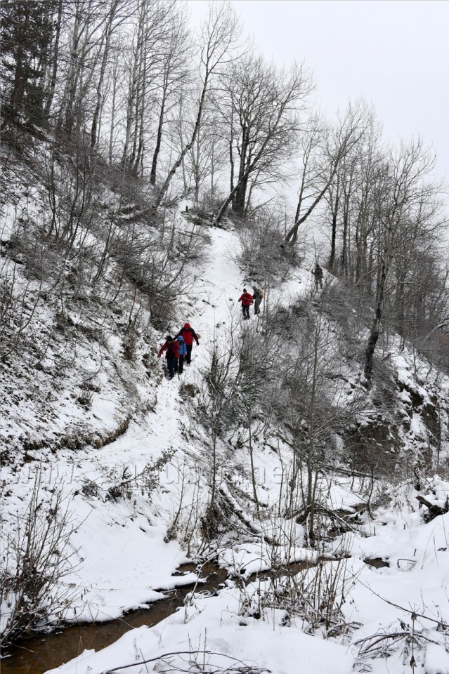Gümüşhaneli Dağcılardan Yılın Son Yürüyüşü Cebeli Köyüne 27