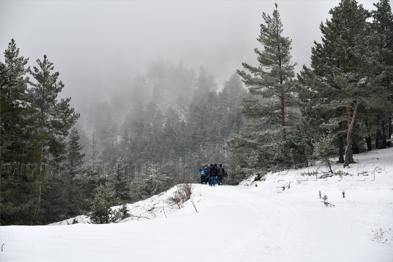 Gümüşhaneli Dağcılardan Yılın Son Yürüyüşü Cebeli Köyüne 45