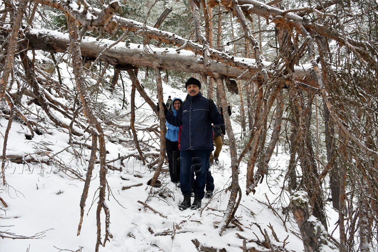 Gümüşhaneli Dağcılardan Yılın Son Yürüyüşü Cebeli Köyüne 51