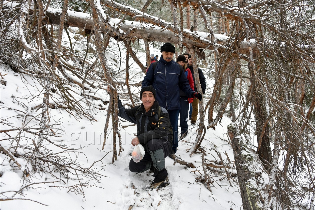 Gümüşhaneli Dağcılardan Yılın Son Yürüyüşü Cebeli Köyüne 52