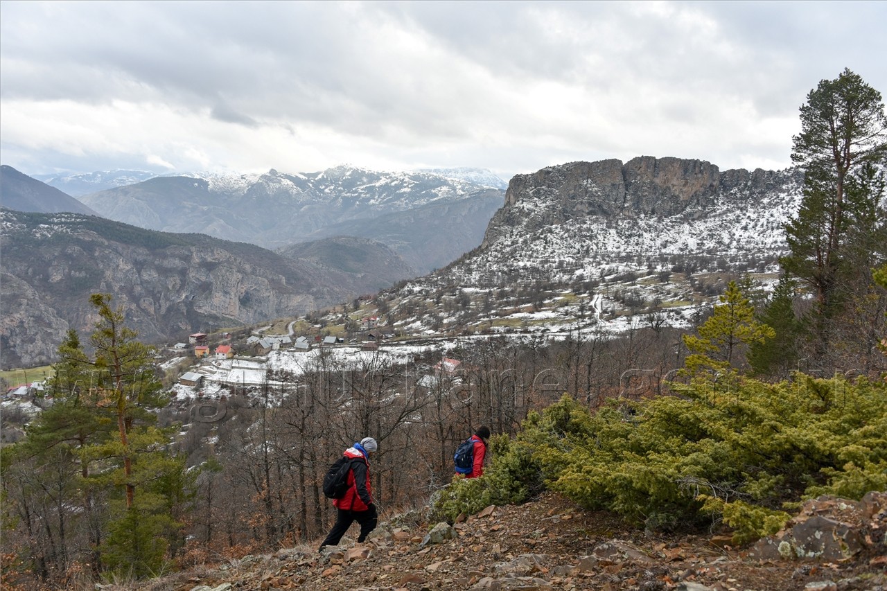 Gümüşhaneli Dağcılardan Yılın Son Yürüyüşü Cebeli Köyüne 57