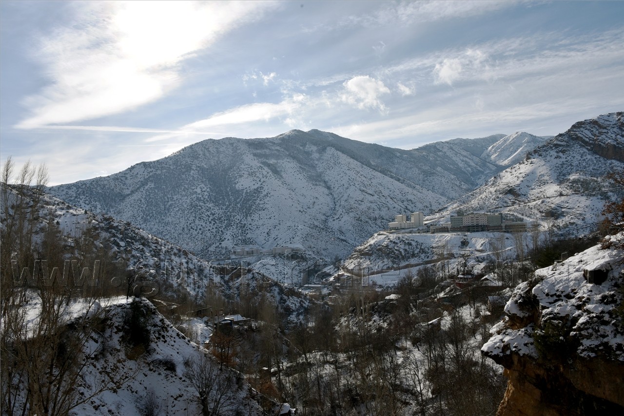 Gümüşhane'de buzdan şelaleler oluştu 10