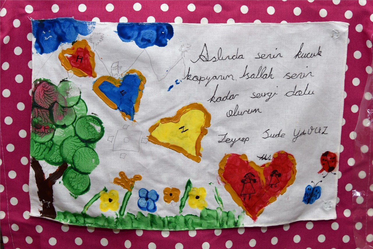 Minik öğrencilerden sergi 9