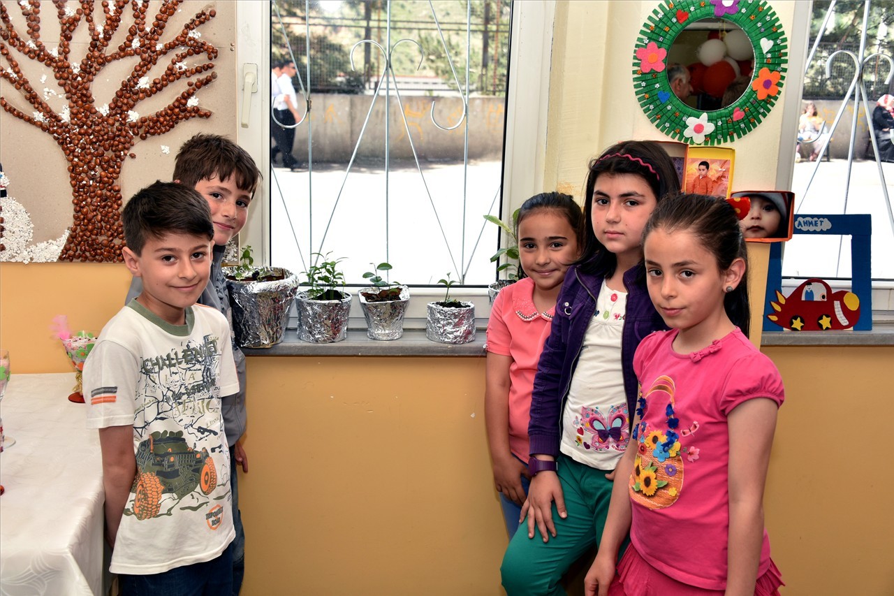 Minik öğrencilerden sergi 17