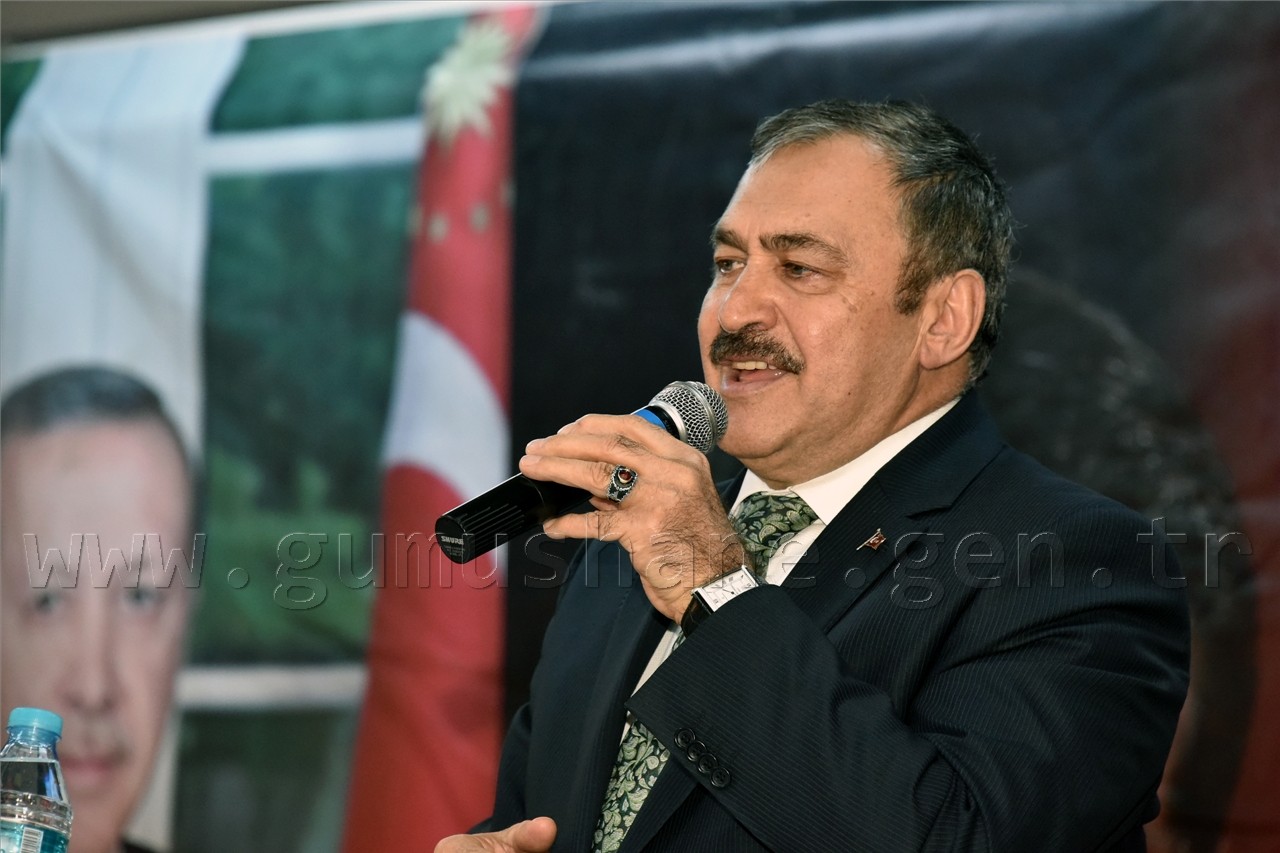 Orman ve Su İşleri Bakanı Veysel Eroğlu Gümüşhane'de 18