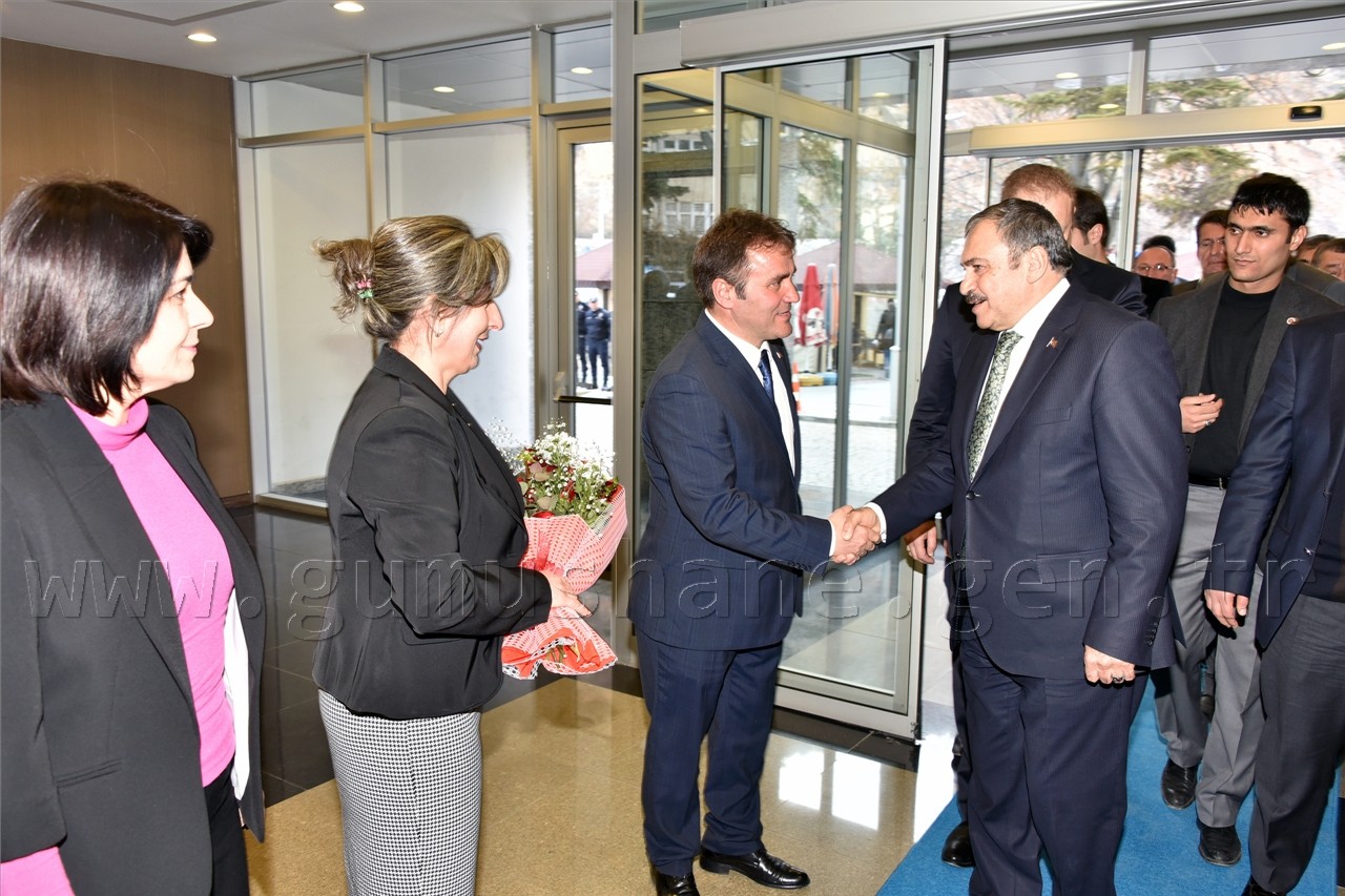 Orman ve Su İşleri Bakanı Veysel Eroğlu Gümüşhane'de 19