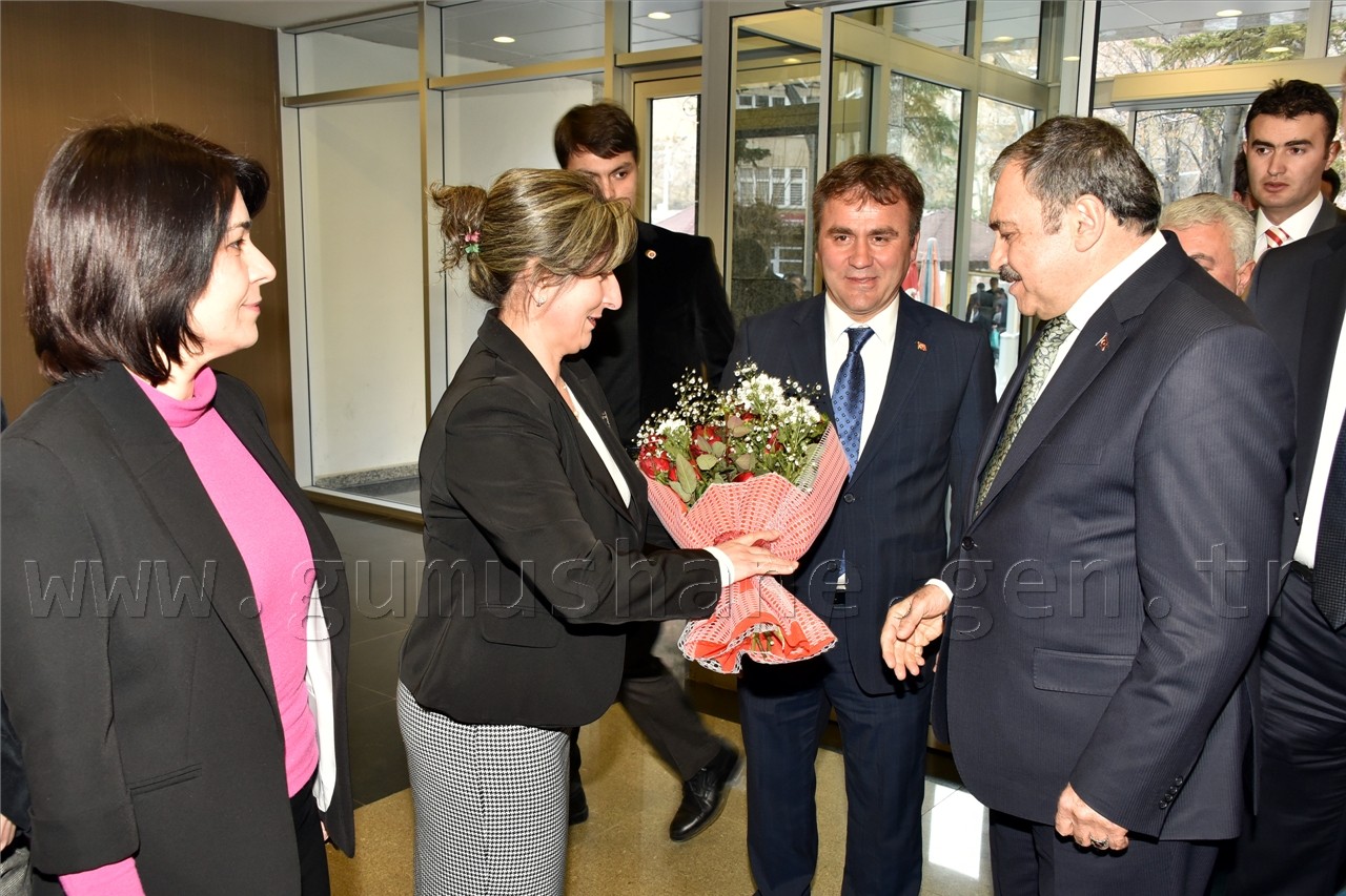 Orman ve Su İşleri Bakanı Veysel Eroğlu Gümüşhane'de 20