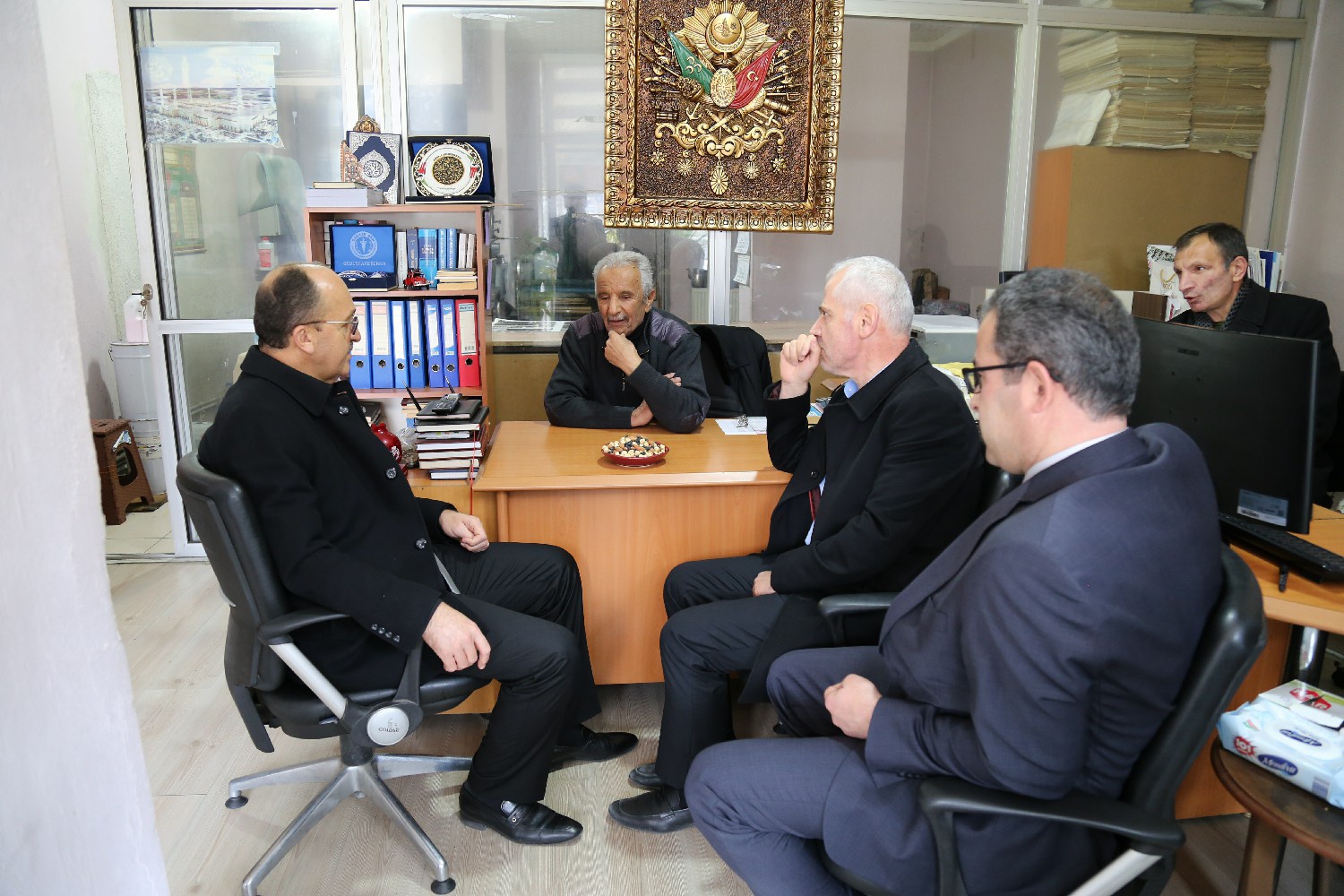 Rektör Zeybek’ten yerel gazetelere ziyaret  4