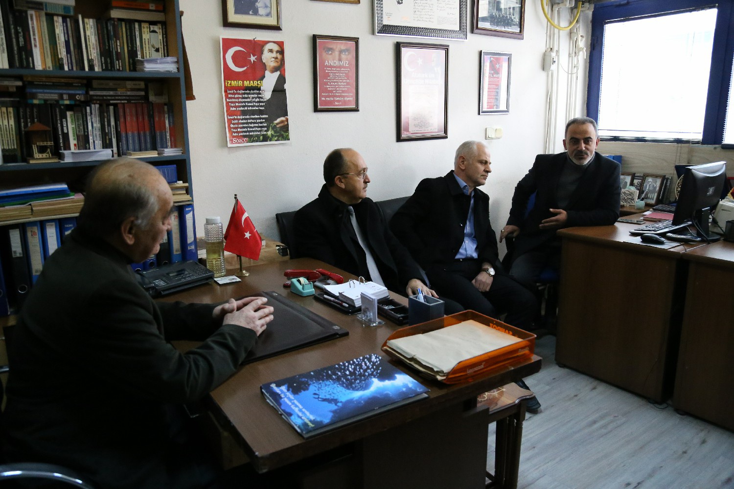 Rektör Zeybek’ten yerel gazetelere ziyaret  3