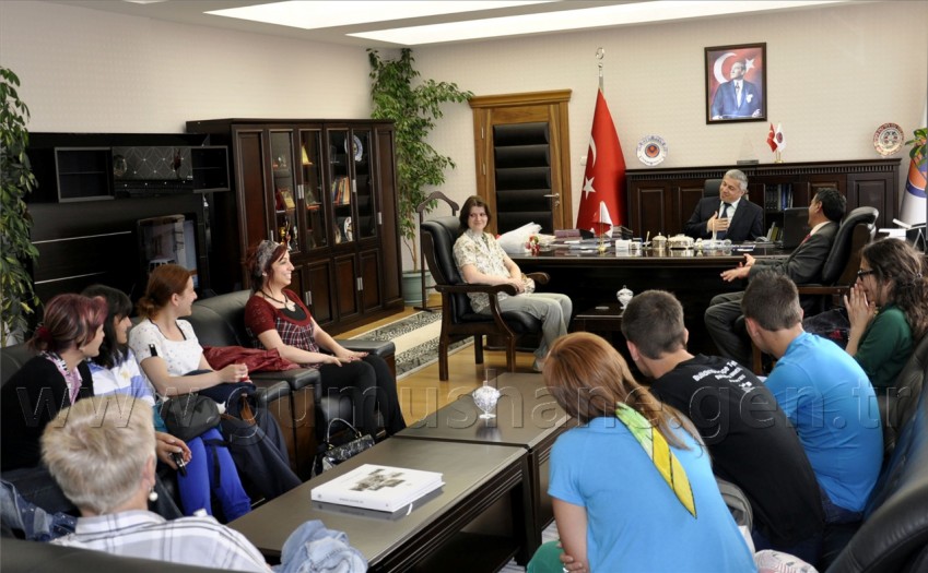 Romanyalı Öğrenciler Rektör Günaydın'ı Ziyaret Etti 5