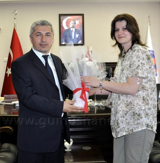 Romanyalı Öğrenciler Rektör Günaydın'ı Ziyaret Etti 6