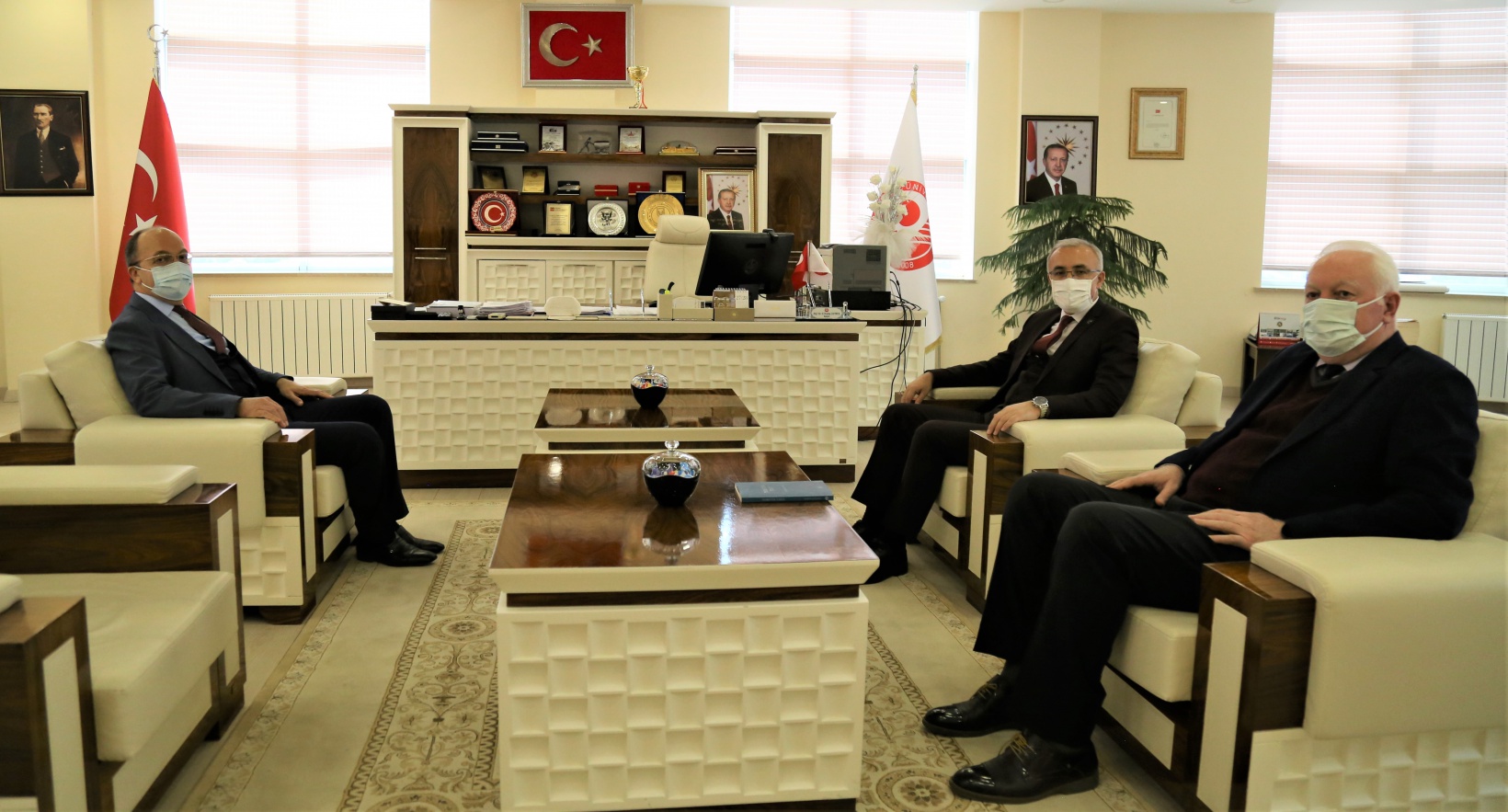 Rektörlerden hayırlı olsun ziyareti 4