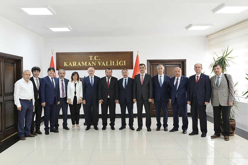 Rektör Zeybek’ten KMÜ’yü ziyaret etti 4