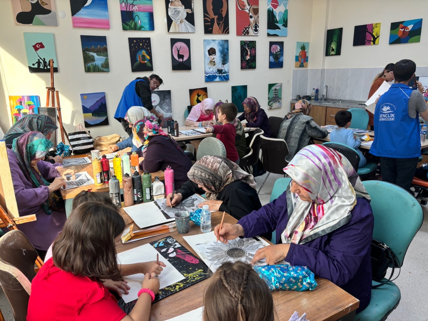 Gençlik Merkezi’nde “Kuşaktan Kuşağa Öğrenme” etkinliği yapıldı 14