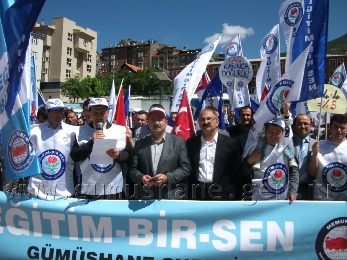 Gümüşhane'de Memurlar Eylemde 1