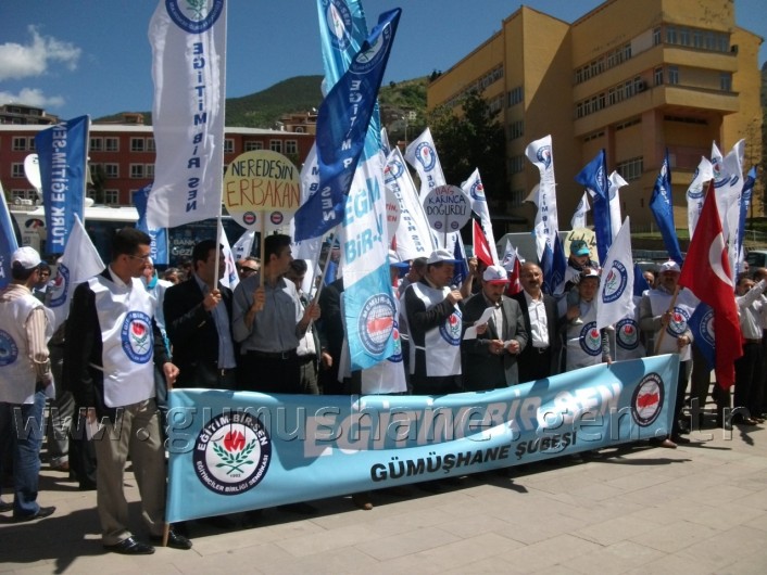 Gümüşhane'de Memurlar Eylemde 3