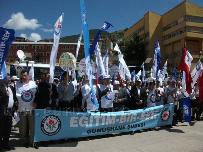 Gümüşhane'de Memurlar Eylemde 8