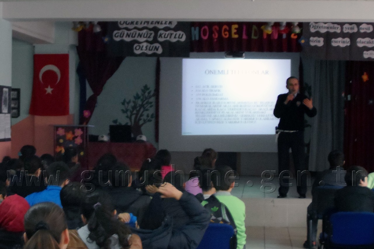 Torul'da Öğrencilere Trafik Eğitimi Verildi 3